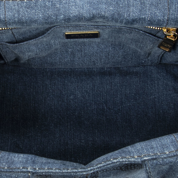 Prada Small Canapa Tote - Picture 7 of 9